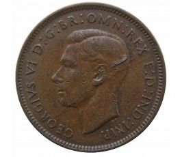 Великобритания 1 фартинг 1945 г. Великобритания 1 фартинг 1945 г.