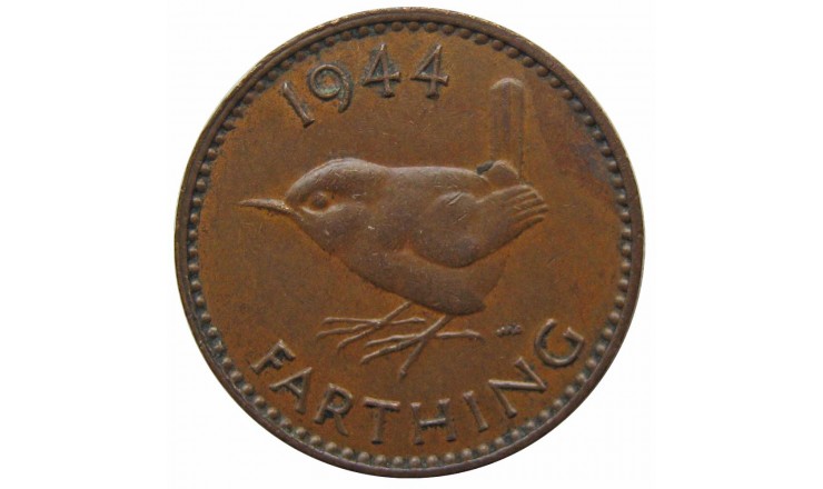 Великобритания 1 фартинг 1944 г.