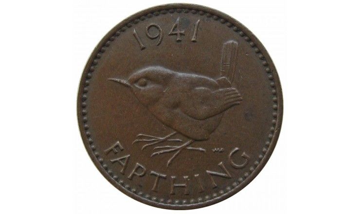 Великобритания 1 фартинг 1941 г.