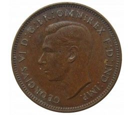 Великобритания 1 фартинг 1939 г. Великобритания 1 фартинг 1939 г.
