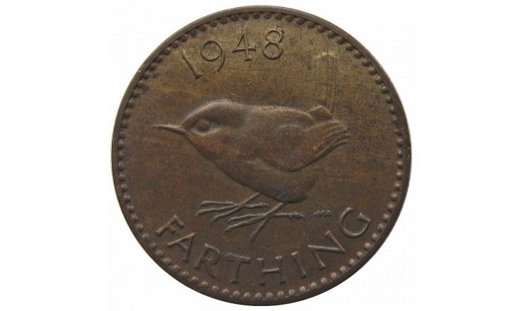 Великобритания 1 фартинг 1948 г.