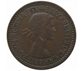 Великобритания 1 фартинг 1953 г.