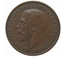 Великобритания 1 фартинг 1919 г.