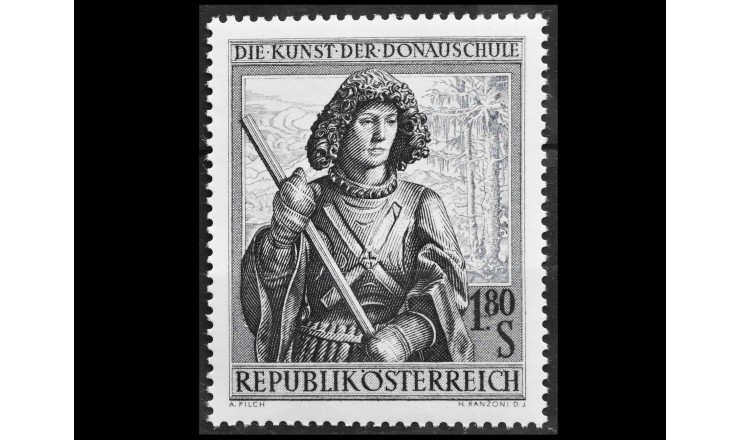 Австрия 1965 г. "Дунайская школа живописи"