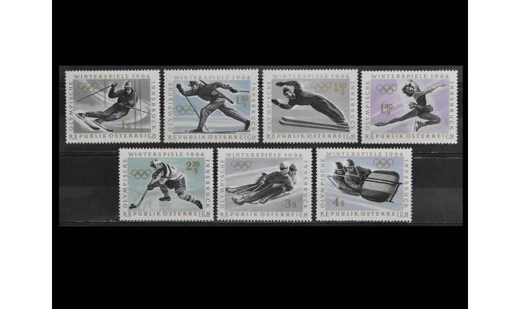 Австрия 1963 г. "Зимние Олимпийские игры 1964 года, Инсбрук"