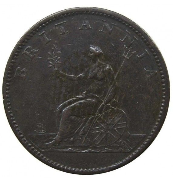 Великобритания 1/2 пенни 1807 г.