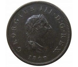 Великобритания 1/2 пенни 1807 г.