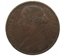 Великобритания 1 пенни 1861 г.
