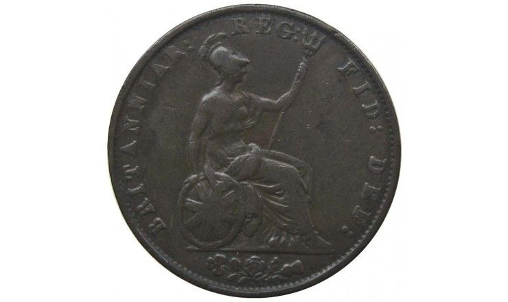 Великобритания 1/2 пенни 1856 г.
