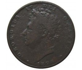 Великобритания 1 фартинг 1828 г.