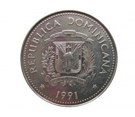 Доминиканская республика 25 сентаво 1991 г.