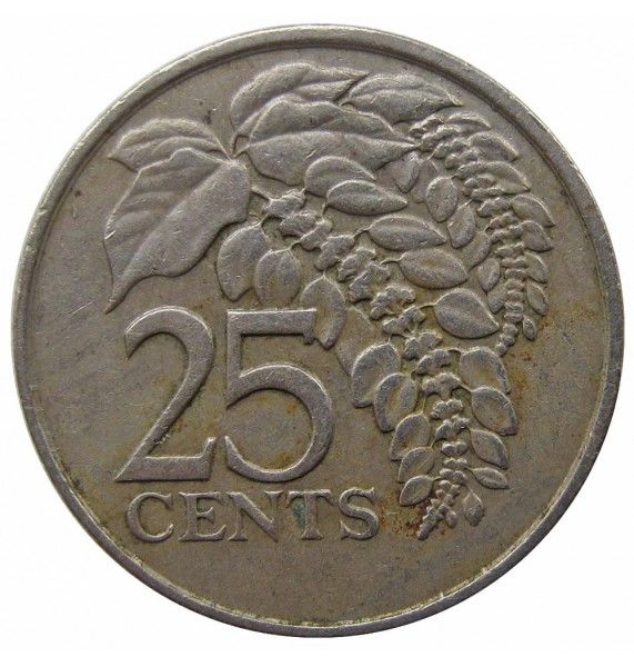 Тринидад и Тобаго 25 центов 1981 г.
