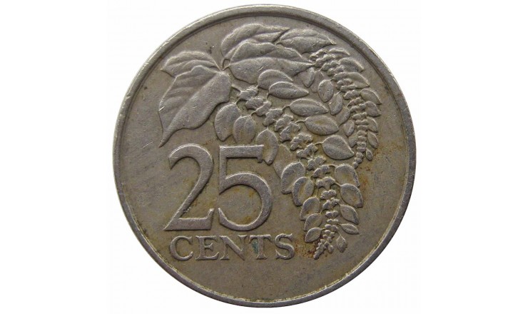 Тринидад и Тобаго 25 центов 1981 г. Тринидад и Тобаго 25 центов 1981 г.
