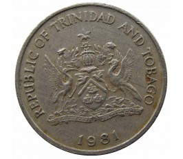 Тринидад и Тобаго 25 центов 1981 г. Тринидад и Тобаго 25 центов 1981 г.