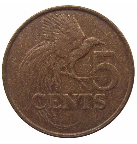Тринидад и Тобаго 5 центов 2001 г.