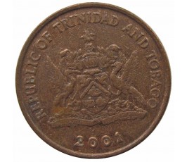 Тринидад и Тобаго 5 центов 2001 г. Тринидад и Тобаго 5 центов 2001 г.