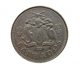 Барбадос 10 центов 1987 г.