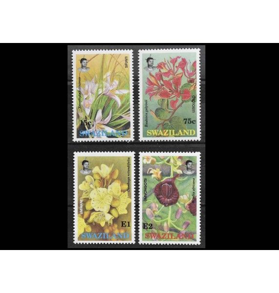 Свазиленд 1991 г. "Цветы"