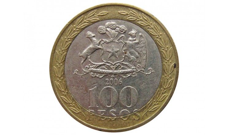 Чили 100 песо 2006 г.