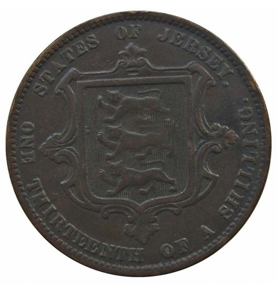 Джерси 1/13 шиллинга 1870 г.