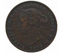 Джерси 1/13 шиллинга 1870 г. Джерси 1/13 шиллинга 1870 г.