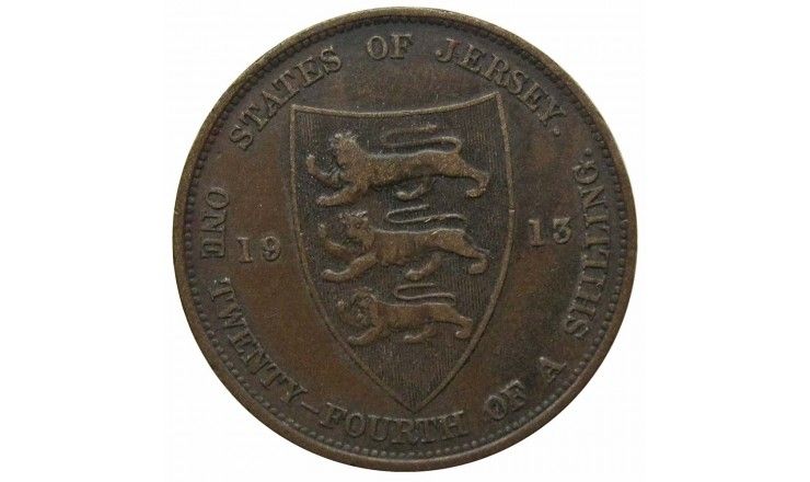 Джерси 1/24 шиллинга 1913 г.