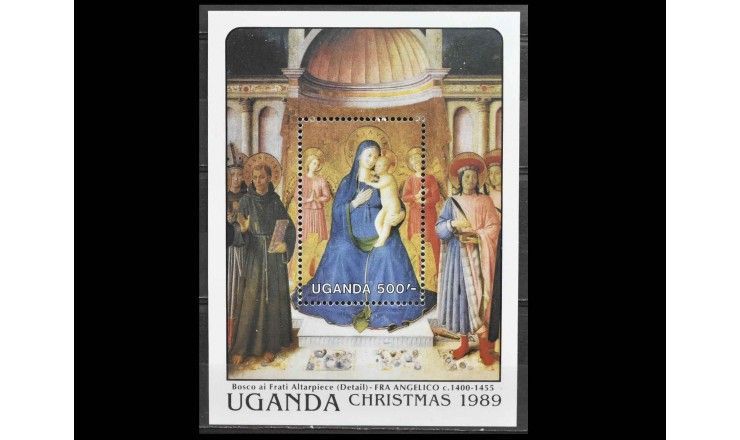 Уганда 1989 г. "Рождество"