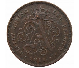 Бельгия 2 сантима 1911 г. (Der Belgen)