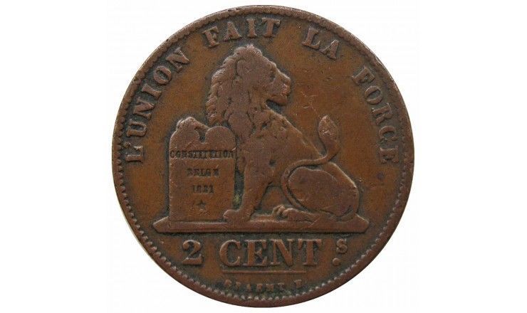 Бельгия 2 сантима 1870 г. (Des Belges)