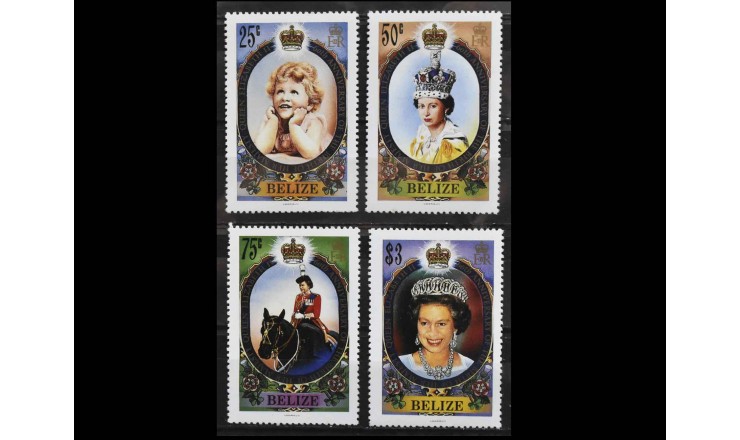 Белиз 1986 г. "60-летие королевы Елизаветы II"