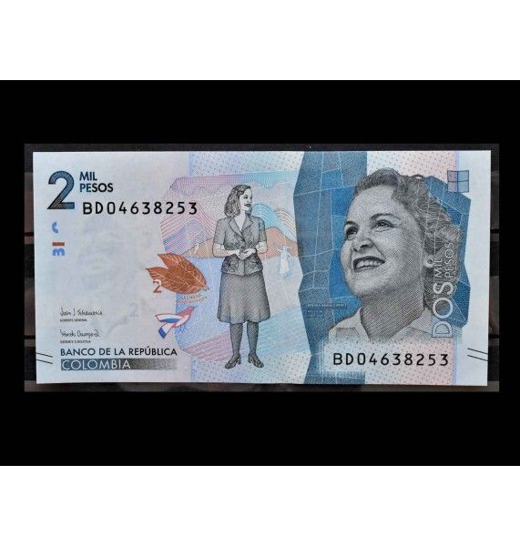 Колумбия 2000 песо 2019 г.