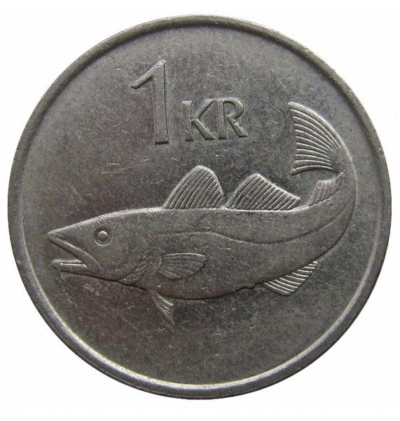 Исландия 1 крона 1981 г.