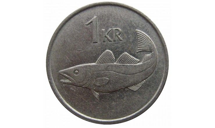 Исландия 1 крона 1981 г.