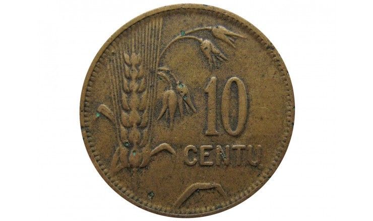 Литва 10 центов 1925 г.