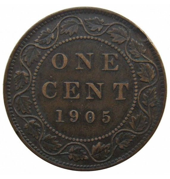 Канада 1 цент 1905 г.