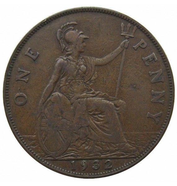 Великобритания 1 пенни 1932 г.