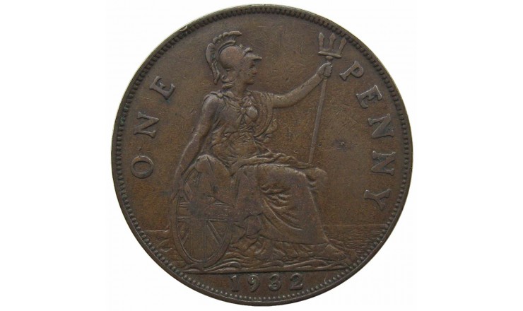 Великобритания 1 пенни 1932 г.