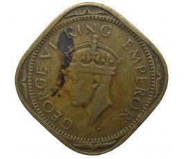 Индия 2 анны 1942 г.