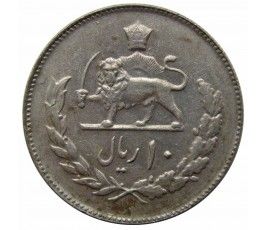 Иран 10 риалов 1976 г. (50 лет династии Пехлеви)