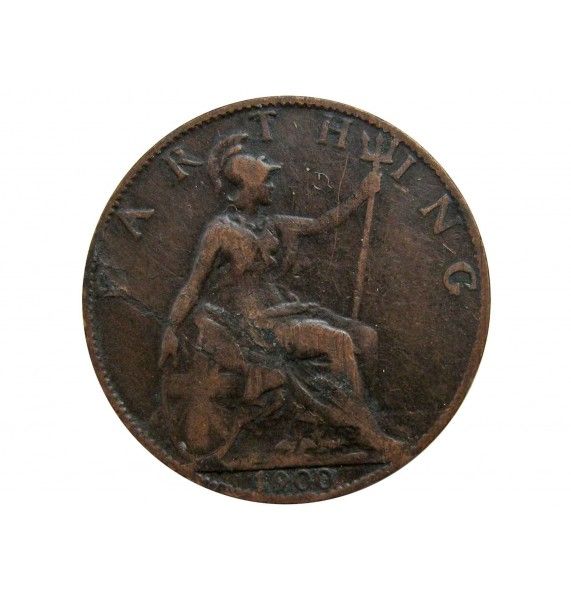 Великобритания 1 фартинг 1900 г.