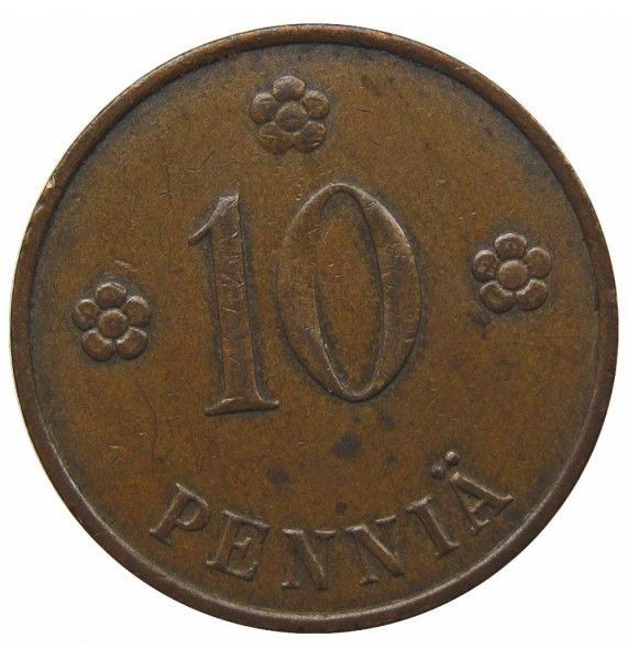 Финляндия 10 пенни 1938 г.