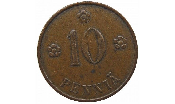 Финляндия 10 пенни 1938 г.