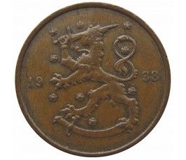 Финляндия 10 пенни 1938 г.