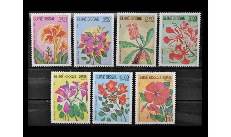 Гвинея-Бисау 1983 г. "Цветы"