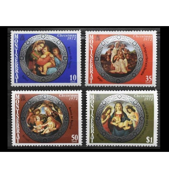Монтсеррат 1972 г. "Рождество: Живопись"