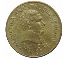 Уругвай 1 песо 1968 г.