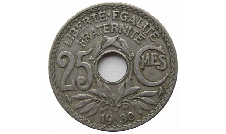 Франция 25 сантимов 1930 г.