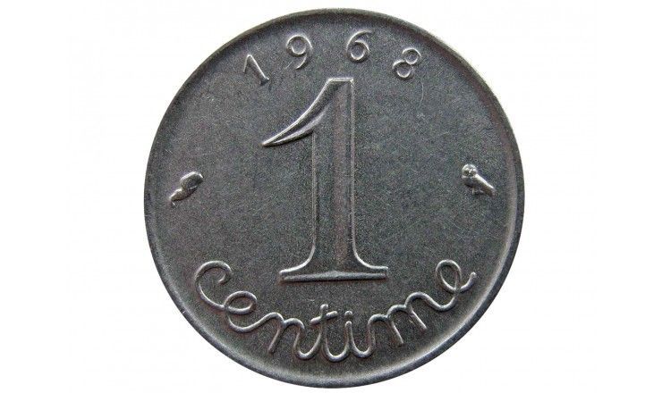 Франция 1 сантим 1968 г.