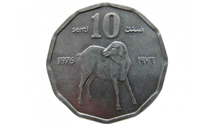 Сомали 10 сенти 1976 г.