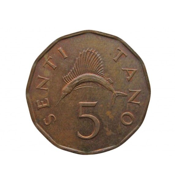 Танзания 5 сенти 1984 г.